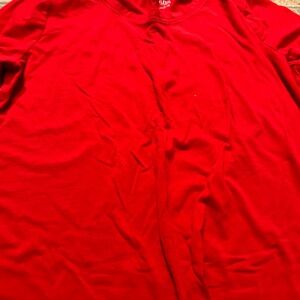 a.n.a Vibrant Red Short Sleeve Tee